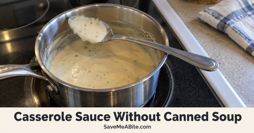 How to Make Casserole Sauce Without Canned Soup